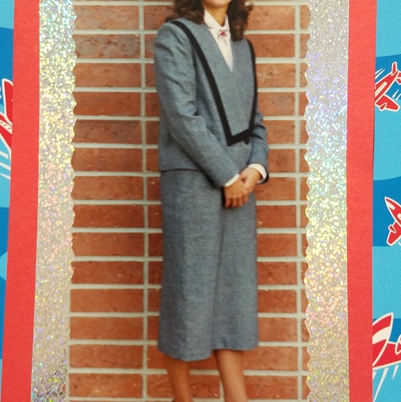 Nordstrom Dresses & Skirts - NORDSTROM'S POV 80s black and white wide lapel suit office interviews sz.8